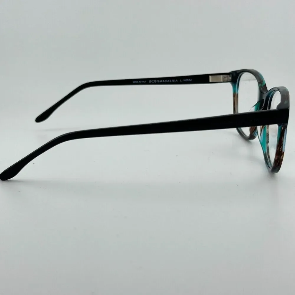 BCBGMAXAZRIA KESSA Teal Black Multi Eyeglasses Frames‎ 54-16-140mm H13428